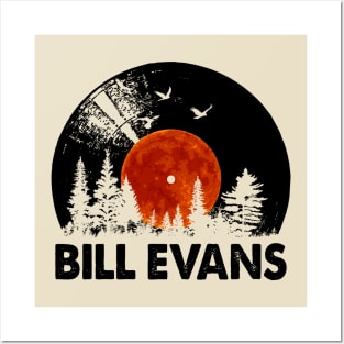 Evans Name Record Music Forest Gift Posters and Art